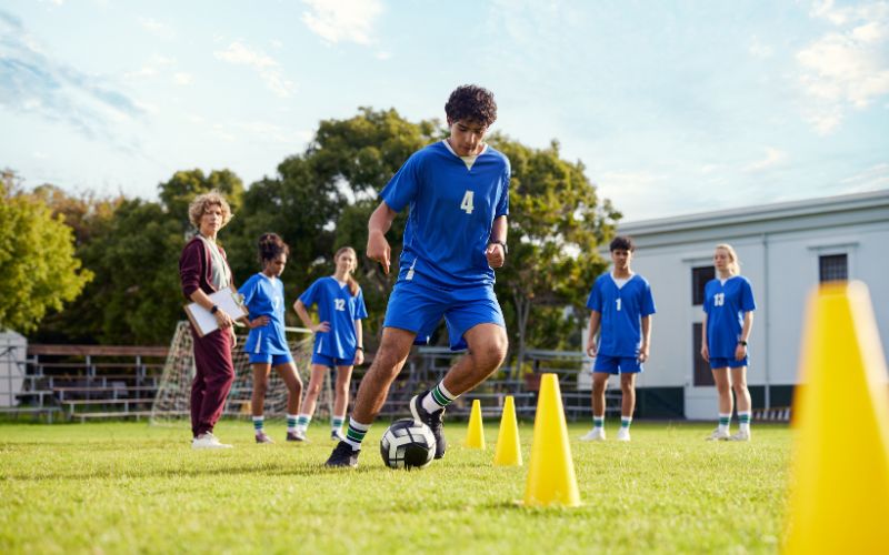 football drill training